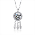 1 CT Dreamcatcher Moissanite Necklace - 925 Sterling Silver