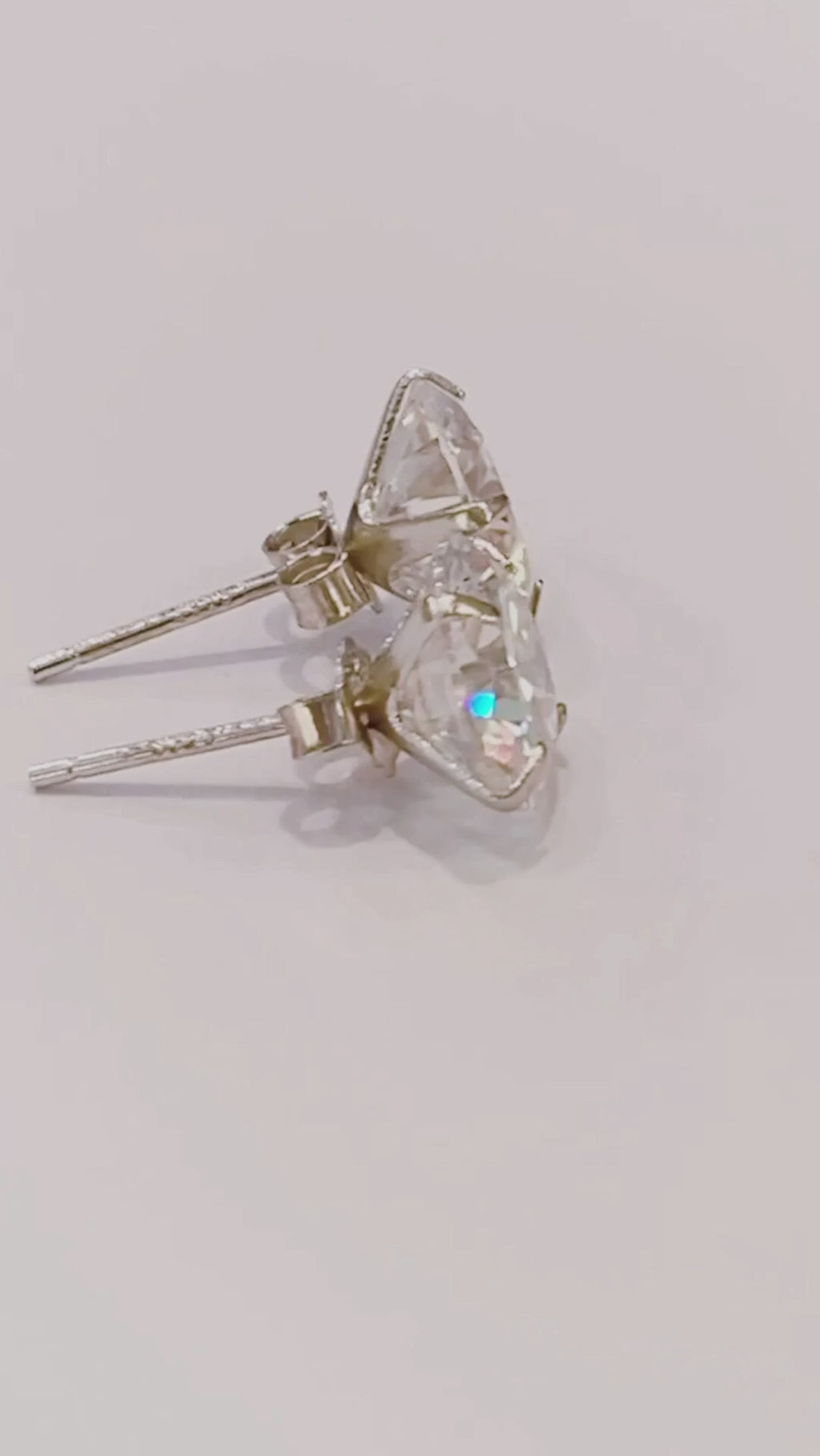 Special Deal- 4CTW Moissanite 925 Solitaire Stud Earrings